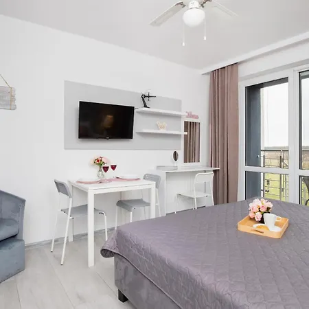Sea Power Horyzont Apartament Typu Queen Nr 14 Z Balkonem I Tarasem By Noclegi Renters Jastrzebia Gora Exterior photo