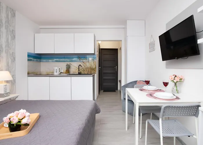 Sea Power Horyzont Apartament Typu Queen Nr 14 Z Balkonem I Tarasem By Noclegi Renters